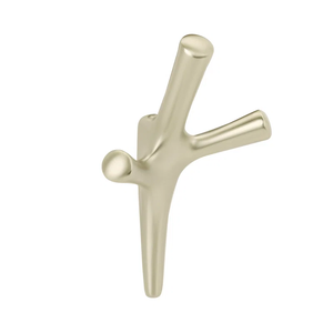 Modern Triple Prong Coat <b>Hook</b> Brushed <b>Gold</b> Heavy Duty <b>Wall</b> Hanger 3-Prong Decorative Utility <b>Hook</b> for Office Bathroom & Home - Product Image 5