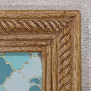 Marco de Fotos de Madera de Estilo Antiguo, Decoración Tradicional Hecha a Mano, Marco de Fotos de Madera Maciza Natural, Marco de Fotos de Madera de Diseño Ecológico - Product Image 5