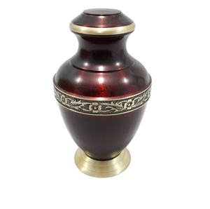 Nouvelles urnes funéraires en métal artisanales personnalisées OEM pour la crémation, fournitures funéraires, exportateur en gros - Product Image 3