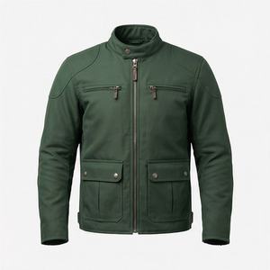 Chaqueta de Motociclista de Cuero Genuino para Hombre de la Mejor Calidad, Nueva Colección de Invierno, Chaquetas de Motocicleta con Protecciones Desmontables Personalizadas - Product Image 1