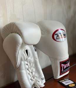 Gants de kick-boxing TWINS personnalisables de haute qualité, en cuir de vachette pleine fleur, rembourrage épais, respirants RL-BG-208 - Product Image 6