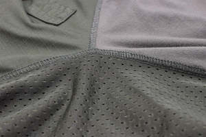 เสื้อเชิ้ตแทคติคอลสีเขียวมะกอกคุณภาพสูง โพลีเอสเตอร์ แขนยาว คอซิปครึ่งตัว ดีไซน์สำหรับชุดทำงาน - Product Image 6