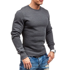 OEM Free Sample Wholesale Blank hoodie for Men Unisex 100% Cotton Men Gym Fitted Crew Neck Sweatshirts Men's oversize sweatshirt - Product Image 1