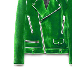 Blazer de costume élégant unisexe en velours, col montant, style designer, personnalisable, pour l'hiver et les soirées - Product Image 4