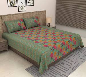 Juego de Ropa de Cama Exclusivo con Estampado Floral, Incluye Colcha, Fundas de Almohada, para Cama de Matrimonio - Product Image 4