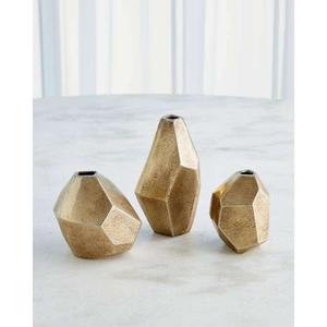 Modern Aluminum Eco-Friendly Wedding <b>Decorative</b> <b>Vase</b> with Unique Cutout Coral or Abstract Design Tabletop Use - Product Image 2