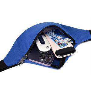 Riñonera Impermeable de Nailon Oxford para Hombre y Mujer, con Logotipo Personalizado, Ligera, Deportiva, con Bolsillo con Cremallera, para Viajes y Running - Product Image 2