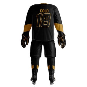 Fabricant d'uniformes de hockey sur glace par sublimation de qualité supérieure, kit d'équipe de hockey respirant, production sous marque privée - Product Image 3
