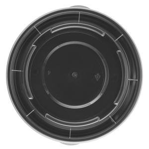 Round disposable <b>container</b> with lid, size 16 inches. - Product Image 3