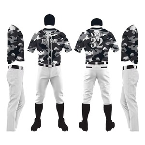 Custom Sublimation Printed Baseball Softball Jersey Breathable Short Sleeve Polyester Sportswear Uniform Shirt Set 2026 - Product Image 5
