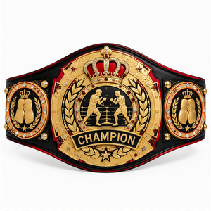 Ceinture de championnat personnalisée de lutte, boxe, MMA, plaques métalliques, cuir PU, logo personnalisé, longueur 2,2 m, diamètre 50 mm - OEM - Product Image 1
