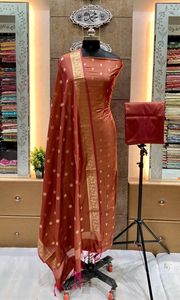 Premium Silk <b>Suits</b> for Women Elegant Traditional Indian Ethnic Wear with Luxury Fabric for Festive and Wedding Occasions - Product Image 5