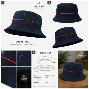 Chapeau Bob Homme Personnalisé Nouveau Style Séchage Rapide Imperméable Réglable 100% Polyester Respirant Protection Solaire Extérieur - Product Image 5