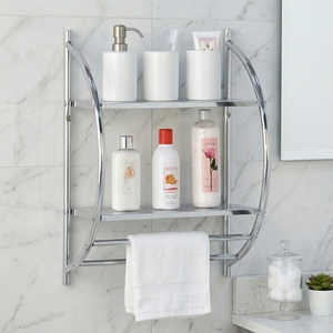 Modern Design Metal Bathroom Shelf <b>Corner</b> Mounted for Home Storage Hotel Shopee Sale Household Furniture Accessories in Taiwan - Product Image 1