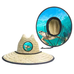 Unisex Classic <b>Straw</b> <b>Fedora</b> Floppy Hat with Ribbon Rope Lightweight Summer Sun Hat Factory Direct OEM ODM Wholesale Manufacturer - Product Image 3