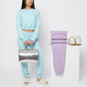Conjunto Deportivo de Dos Piezas para Mujer, con Capucha, Color Sólido, Manga Larga, Corte Holgado, Cintura Elástica, Bolsillos Laterales, Transpirable, para Primavera - Product Image 3