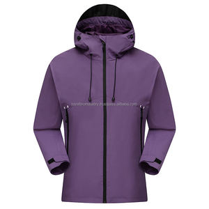 Chaqueta de Hombre Impermeable y Cortavientos con Capucha para Senderismo, Ligera, de Softshell, con Bolsillo Delantero, para Exteriores, con Logotipo Personalizado de la Empresa - Product Image 6