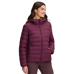 New Designer Casual <b>Winter</b> Warm Knitted Solid Puffer <b>Jackets</b> for Women's Breathable Zipper Closure with Fur Hooded <b>Waterproof</b> - Product Image 1