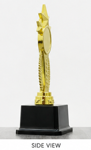 •Budget-friendly plastic trophy for bulk event orders. - Product Image 2