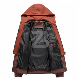 Mens PU Leather Motorcycle Jacket Winter New Arrival Casual Biker <b>Coat</b> <b>Slim</b> Fit <b>Stand</b> Collar Fashion Outerwear EU Size - Product Image 5