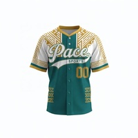 Jersey Baseball Kampus Unisex Nama Tim Kustom Cetak Digital 100% Katun Organik Bernapas Cepat Kering Ukuran Besar V-Neck