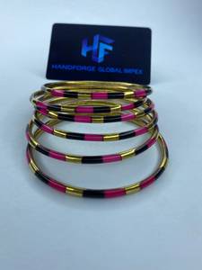 <b>Resin</b> Brass Handmade Ethnic Women's Fashion Bangles & Bracelets Custom OEM Jewelry for Party Occasions Wholesale - Product Image 6