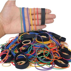 Élastiques multicolores de tailles variées, 0,5 lb, fournitures de bureau et domestiques, y compris les tailles 10, 16, 18 # 19 # 32 # 33 - Product Image 3