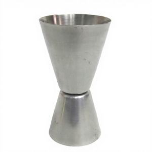 Ensemble d'outils de bar à cocktails en acier inoxydable et céramique avec logo personnalisé, double doseur et outils de mesure en verre pour les barmans professionnels - Product Image 1