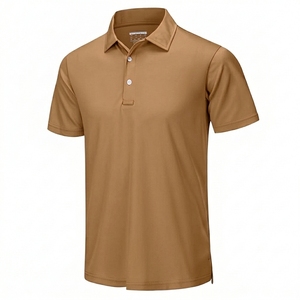 Custom Men's Embroidery 100%Cotton Breathable Short Sleeve OEM Service Knitted Fabric Polo <b>T</b>-<b>Shirt</b> - Product Image 1