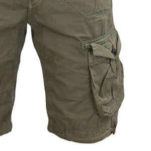 Outdoor Sports Summer <b>Travel</b> Men's Casual Cargo <b>Shorts</b> with Front Logo Twill Fabric Quick Dry Breathable - Product Image 2