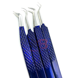 Pince à épiler en acier inoxydable haute durabilité, outil de beauté de précision, pointes fines, application précise des extensions de cils, salon professionnel - Product Image 4