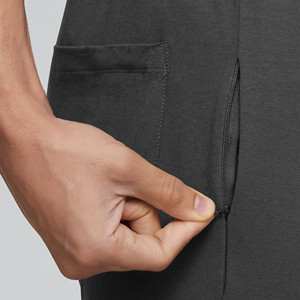 Sweatpants pour hommes avec logo personnalisé à faible MOQ, taille élastique avec cordon de serrage, joggers décontractés pour hommes en gros avec poches latérales à prix bas - Product Image 6