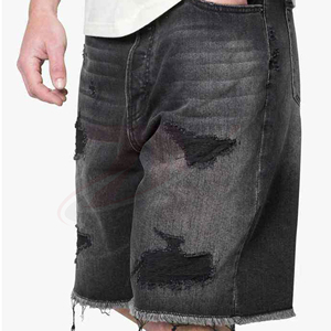 Shorts de Mezclilla Lisos para Hombre de Alta Calidad, Shorts de Jean Lavados Personalizados, Proveedor de Ropa al por Mayor, 100% Algodón - Product Image 4