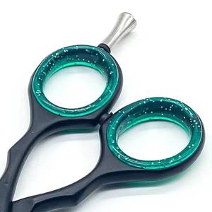 Ciseaux de coiffure professionnels en acier inoxydable 440C, lame tranchante, manche moyen, pour droitiers, poignée en plastique, ciseaux de coupe de cheveux - Product Image 5