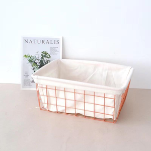 Best Price for Metal Wire <b>Bread</b> <b>Basket</b> and Removable White Pouch Cover High Quality Fancy <b>Bread</b> <b>Basket</b> - Product Image 4