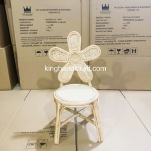 Silla Infantil de Mimbre Hecha a Mano, Asiento Infantil de Ratán Natural para Decoración de Eventos y Bodas de Lujo - Product Image 3