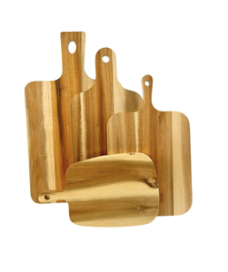 Planche à découper en bois massif, finition naturelle, bloc de découpe de cuisine, planche de boucher durable en bois massif - Product Image 1