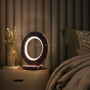 Lámpara de pared E27 de alta calidad, lámpara de pared de cristal para cabecera de dormitorio de estilo de madera Original para sala de estar, baño escolar, uso al aire libre - Product Image 1