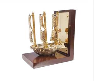 Handmade Metal Sailing Ship <b>Decorative</b> Showpiece Antique Brass <b>Table</b> <b>Decor</b> for Office and Home At Best Price - Product Image 5