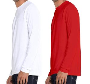 Vêtements de style de vie pour hommes, manches longues, col rond, vêtements décontractés pour tous les jours - Product Image 3