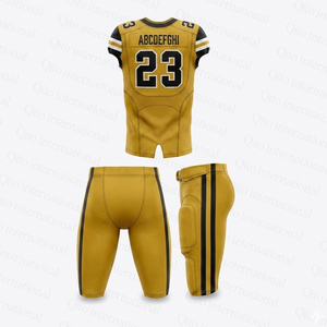 Uniforme de Fútbol Americano Personalizado por Sublimación, Uniforme de Equipo de Alta Calidad de Secado Rápido con Almohadilla Integrada - Product Image 2