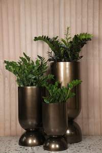 Macetas Metálicas para Plantas de Interior, para Sala de Estar, Dormitorio, Macetero Alto - Product Image 6