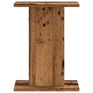 Supports de plantes en bois vieilli, 2 pièces, 11,8x11,8x15,7, étagères murales et de présentation en bois d'ingénierie - Product Image 6