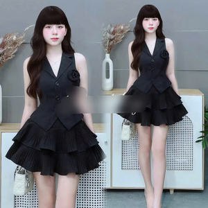 Conjunto de Ropa Corta y Bonita de 2 Piezas para Mujer, Precio Económico, Estilo Casual Natural, Lavable, Empaque Personalizado, Fabricante de Vietnam - Product Image 1