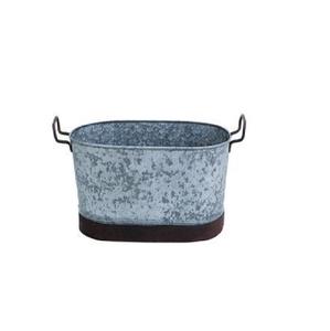 Meilleur pot de fleurs et bac à fête tendance en métal avec poignées pour jardin extérieur et événements, taille et forme personnalisables - Product Image 5