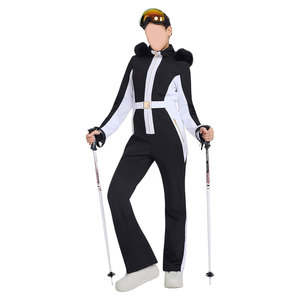 Traje de esquí para mujer, mono de una pieza, ajustado, aislado, impermeable y cortavientos, para snowboard y esquí en invierno - Product Image 2