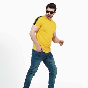 T-shirt à manches courtes en jersey 100% coton écologique pour homme - Coupe classique - Impression numérique sur tissu - Séchage rapide - Product Image 2
