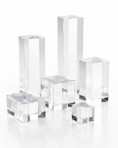 Bloc d'angle en acrylique solide super clair moderne de 2025 Offre Spéciale Transparence exceptionnelle de 98% et durabilité inégalée - Product Image 2