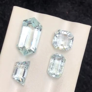 Piedra Preciosa de Aguamarina Natural, Genuina, Azul Verde, Piedra Suelta de Alta Calidad, Grado Joyería, para Fabricación de Anillos, Suministro al por Mayor - Product Image 1