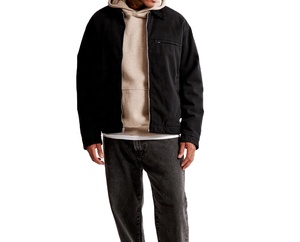 Streetwear de haute qualité Veste de travail vintage délavée avec logo personnalisé Veste d'extérieur en toile de coupe décontractée en coton pour hommes - Product Image 6